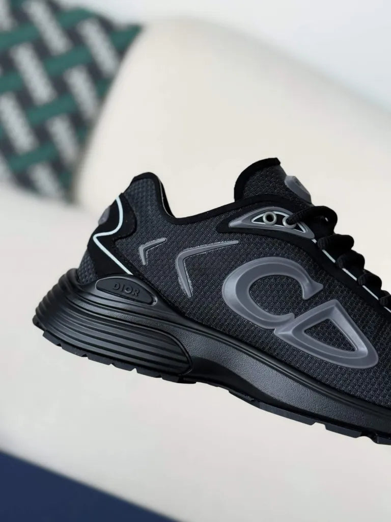 Dior B30 Sneaker – Triple Black Technical Mesh