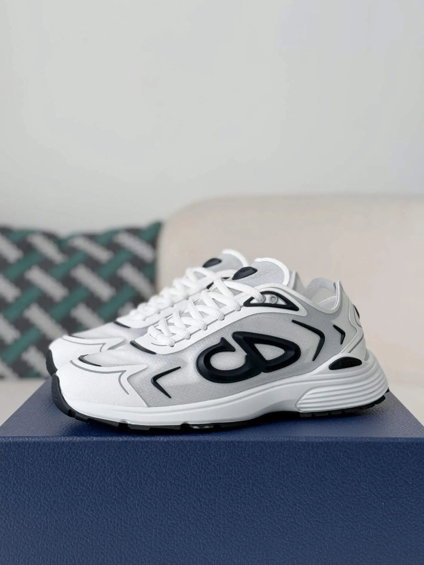 Dior B30 Sneaker – White, Grey & Black