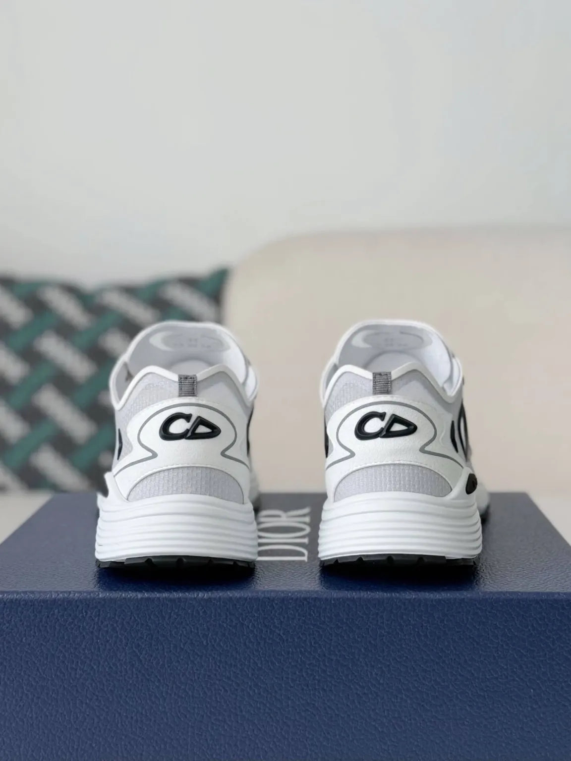Dior B30 Sneaker – White, Grey & Black