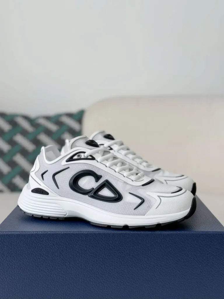 Dior B30 Sneaker – White, Grey & Black