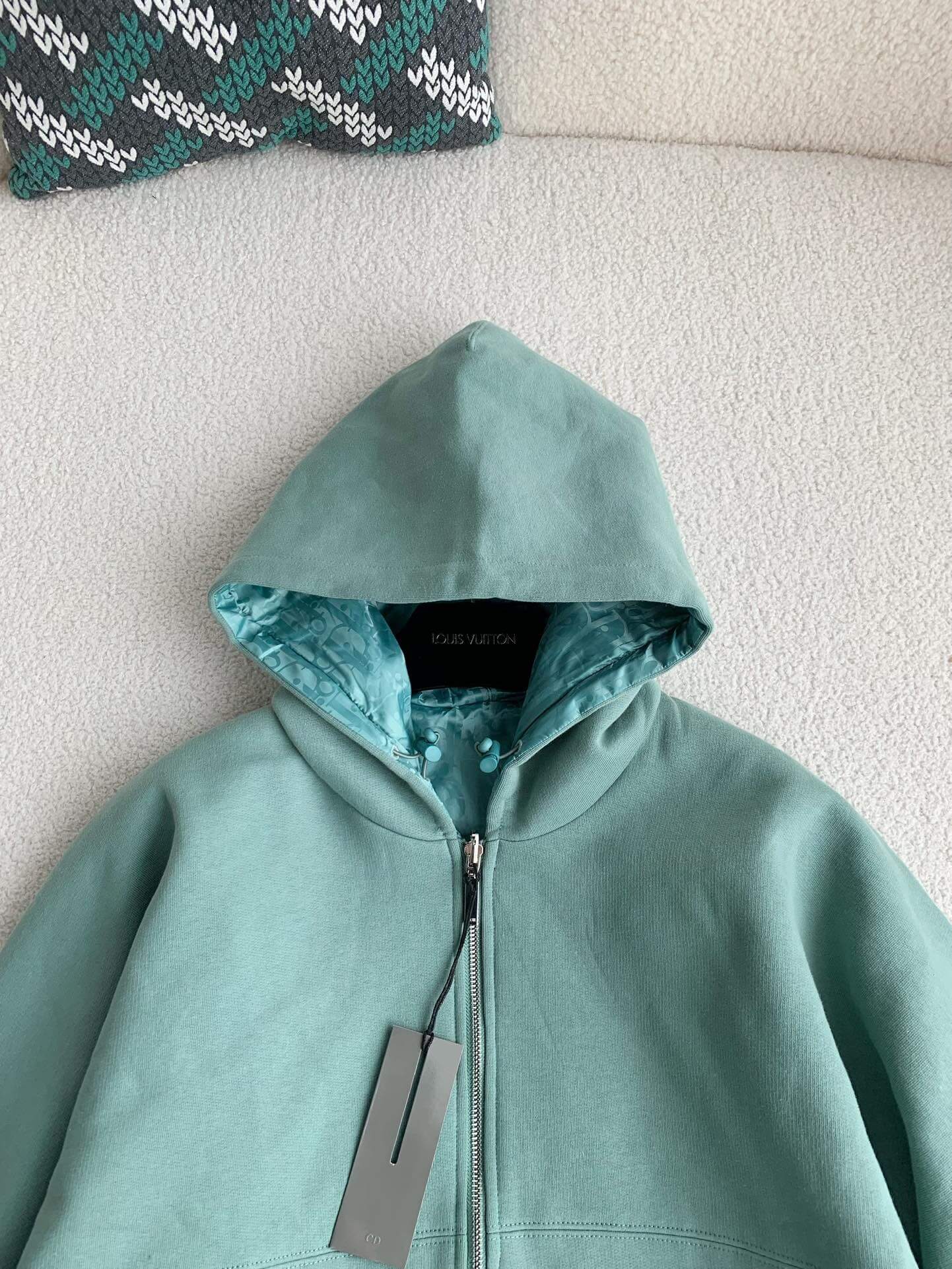 Dior CD Icon Zip-Up Reversible Hooded Jacket