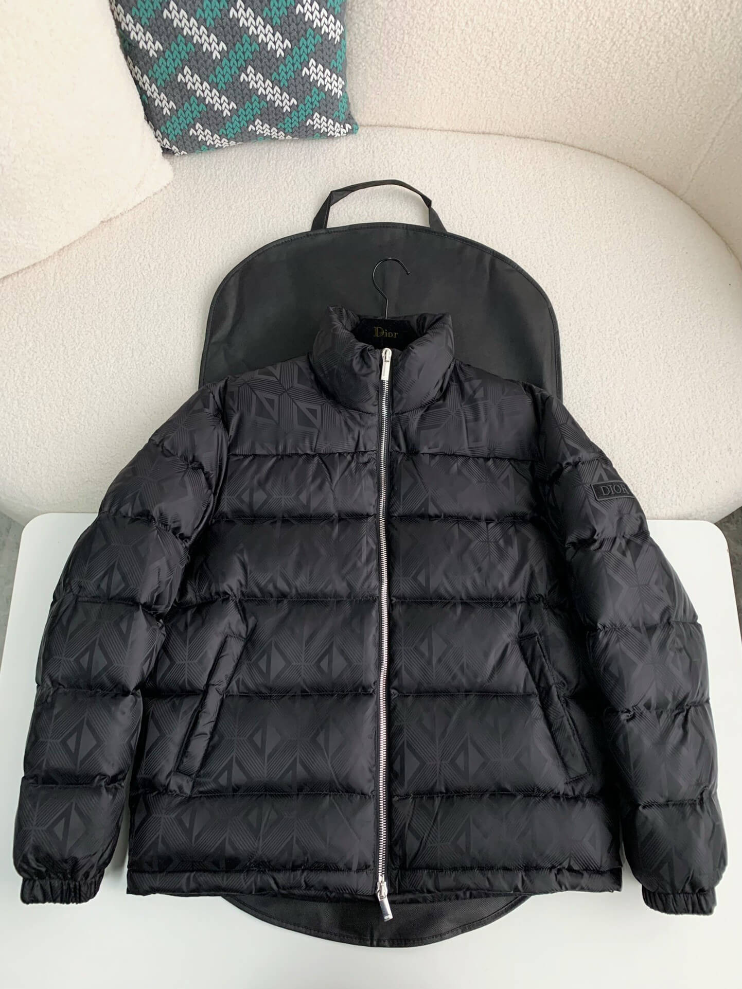 Dior Oblique Down Jacket - Black