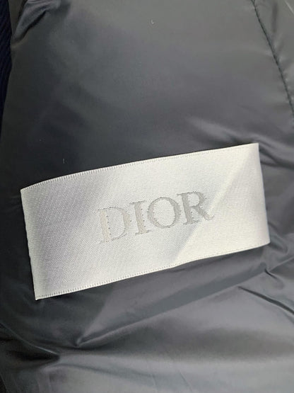 Dior Oblique Fleeced Navy Down Jacket