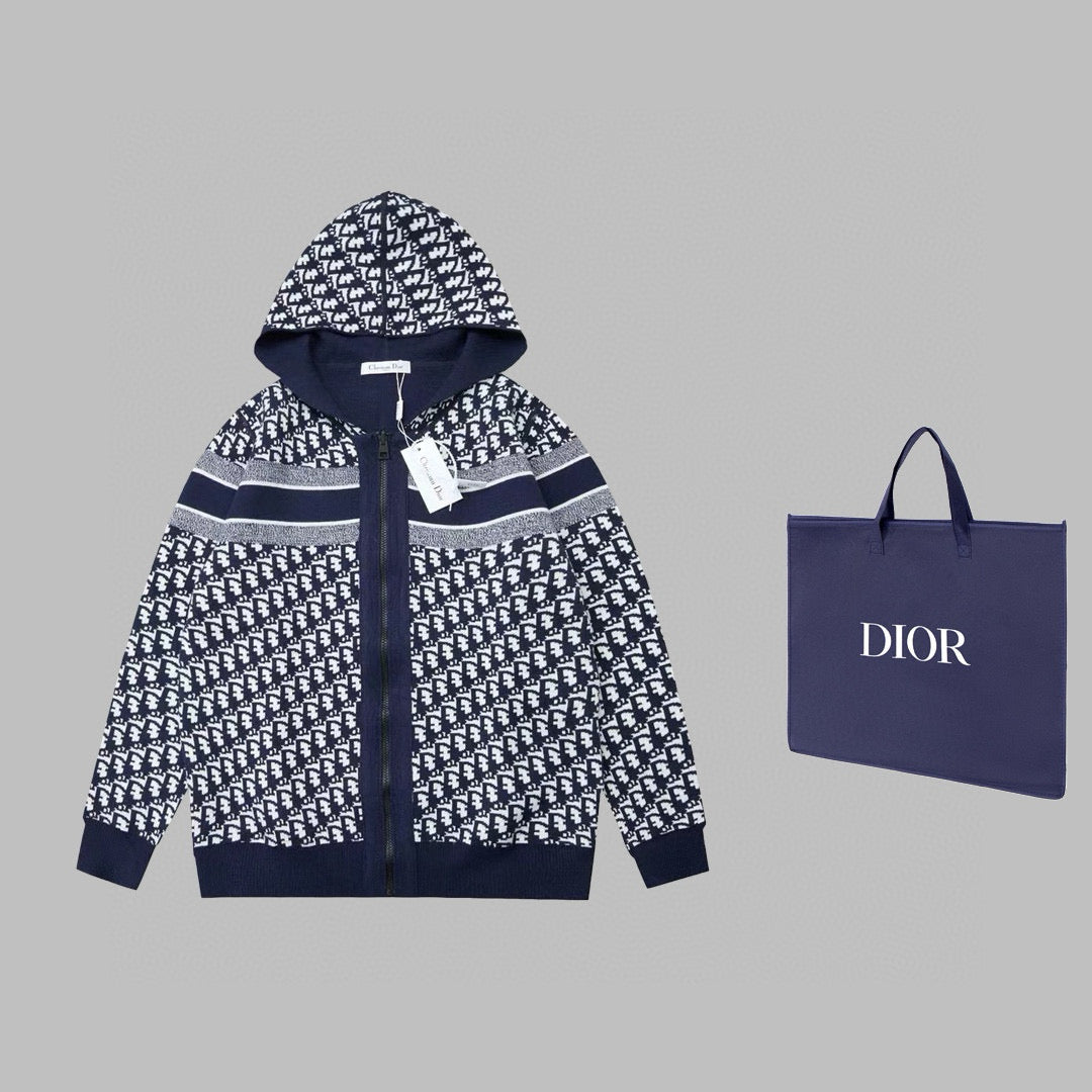 Christian Dior Navy Reversible Hoodie – Hollo Shoe Christian Dior Navy Reversible Hoodie – Hollo Shoe