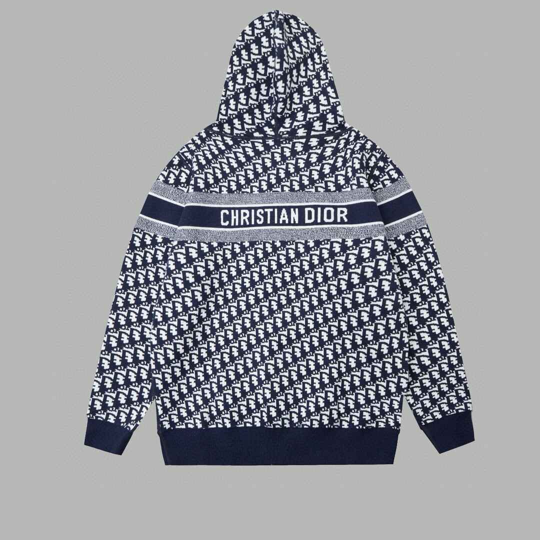 Christian Dior Navy Reversible Hoodie – Hollo Shoe Christian Dior Navy Reversible Hoodie – Hollo Shoe