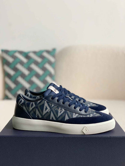 Dior B101 Low Top Deep Blue Sneakers