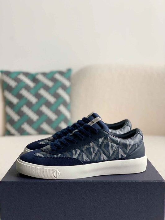 Dior B101 Low Top Deep Blue Sneakers