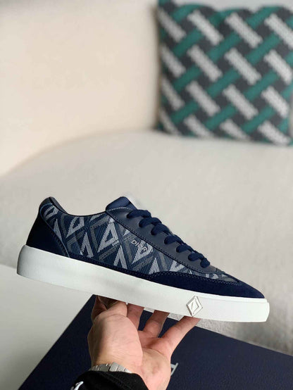 Dior B101 Low Top Deep Blue Sneakers