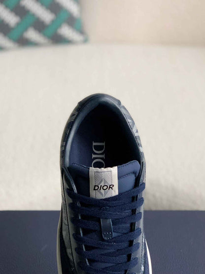 Dior B101 Low Top Deep Blue Sneakers