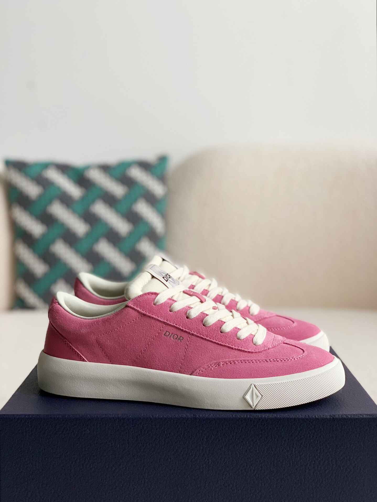 Dior B101 Low Top Pink Sneakers