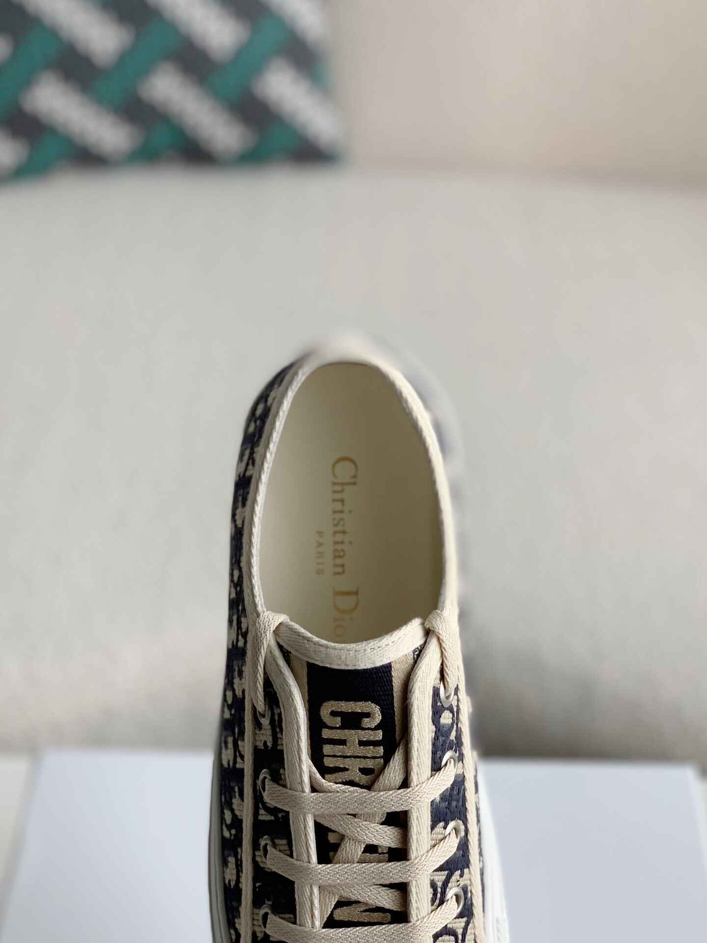 Christian Dior Oblique Embroidered Deep Blue Walk'n'Dior  Sneakers