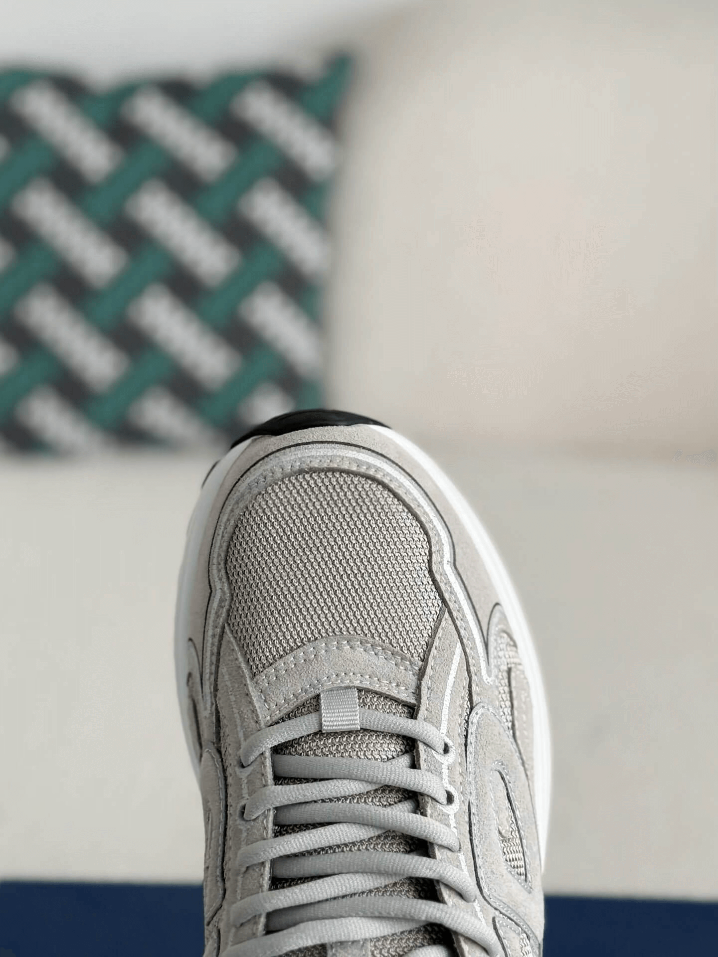 Dior B30 Low-Top Sneaker Beige Suede and Technical Mesh with White Rubber Sole