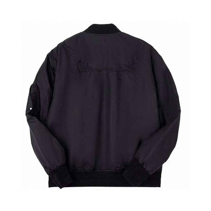 Christian Dior Black Varsity Bomber Jacket