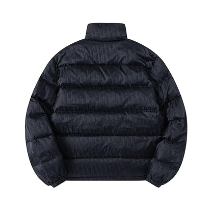 Dior Oblique Black Quilted Down Jacket