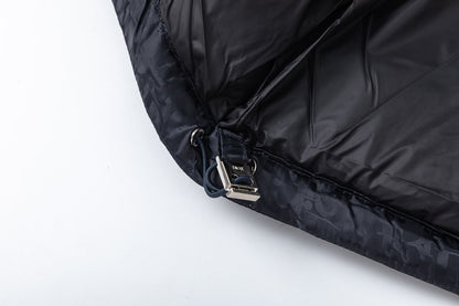 Dior Oblique Black Quilted Down Jacket