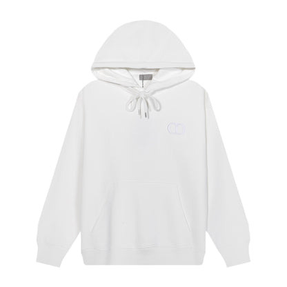 Dior Men's CD Icon Hoodie in White