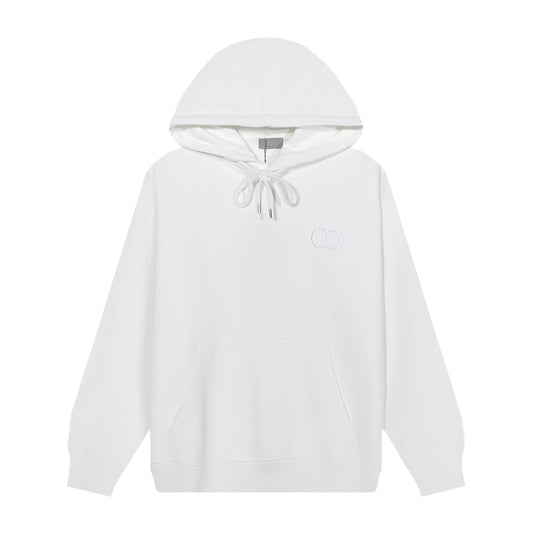 Dior Men's CD Icon Hoodie in White