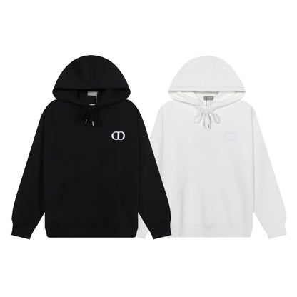 Dior Men's CD Icon Hoodie in White