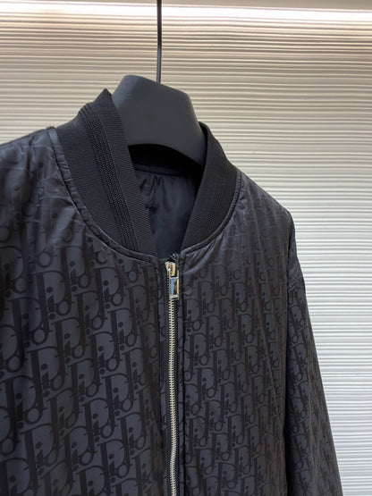 Dior Oblique Black Bomber Jacket