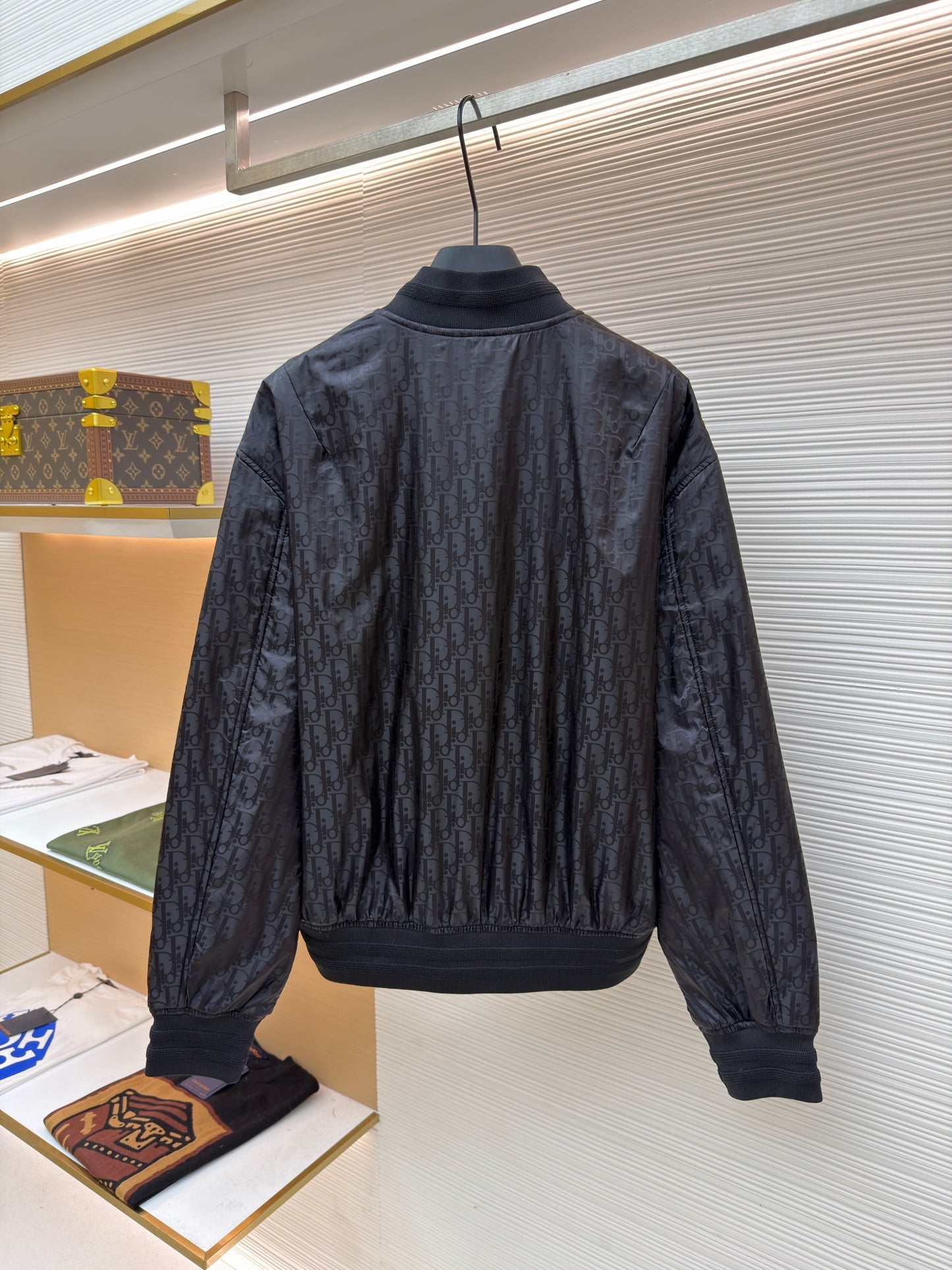 Dior Oblique Black Bomber Jacket