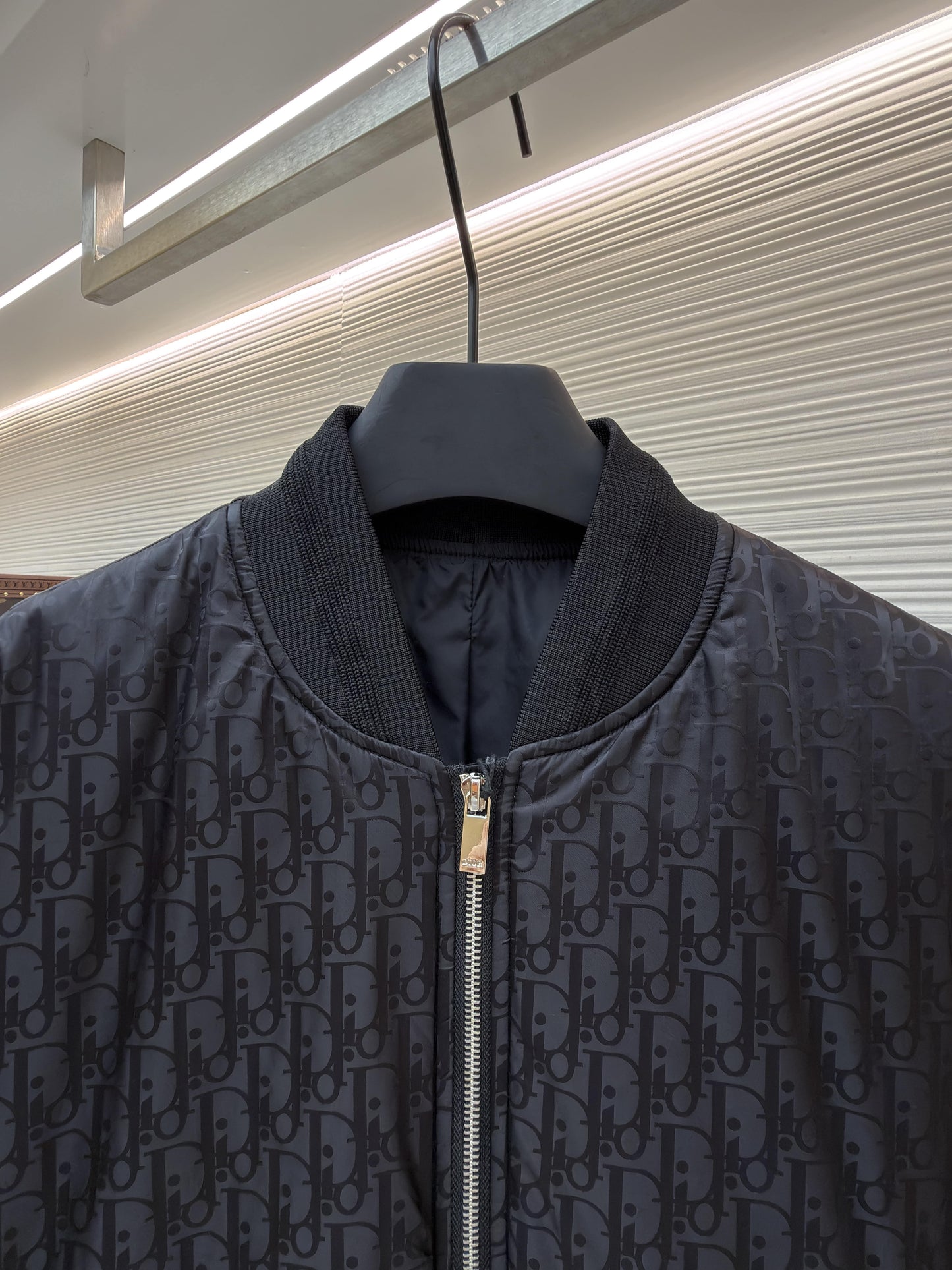 Dior Oblique Black Bomber Jacket