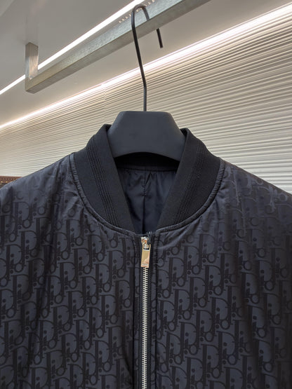 Dior Oblique Black Bomber Jacket