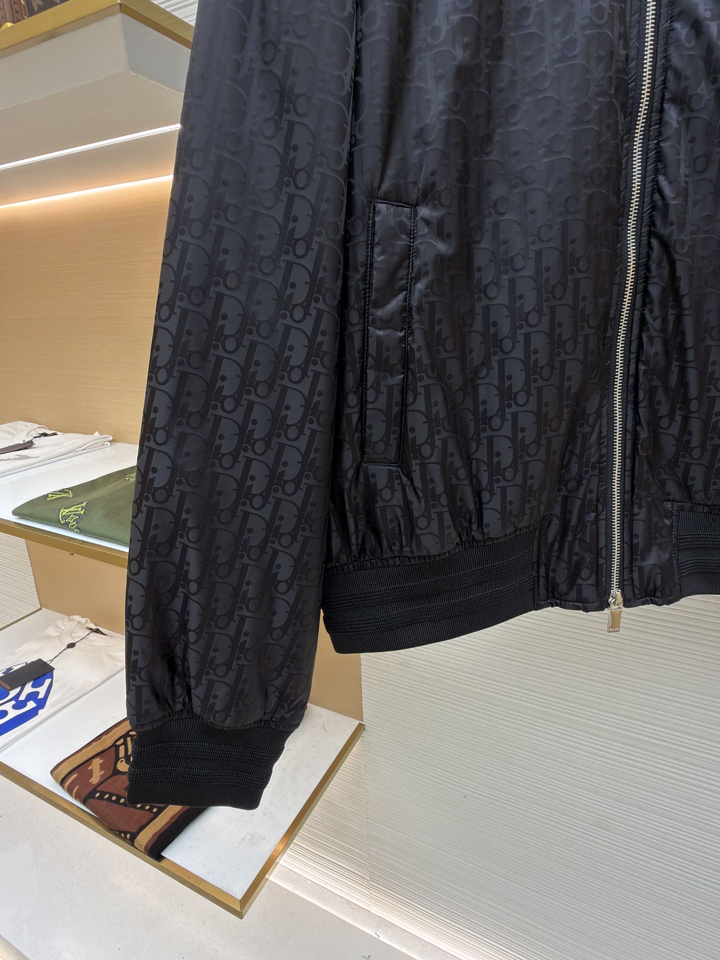 Dior Oblique Black Bomber Jacket