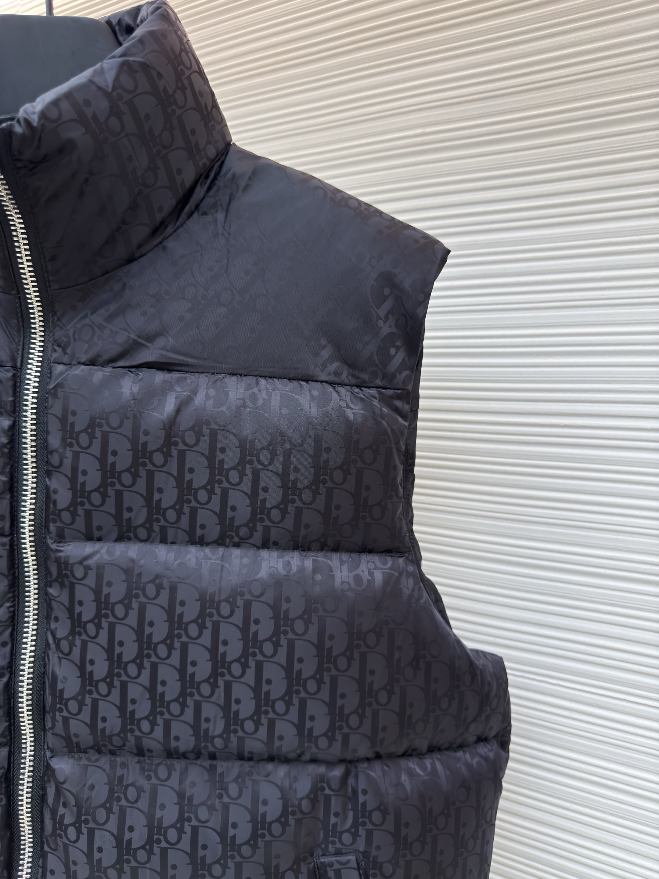 Dior Oblique Black Technical Jacquard Down Vest – HolloShoe