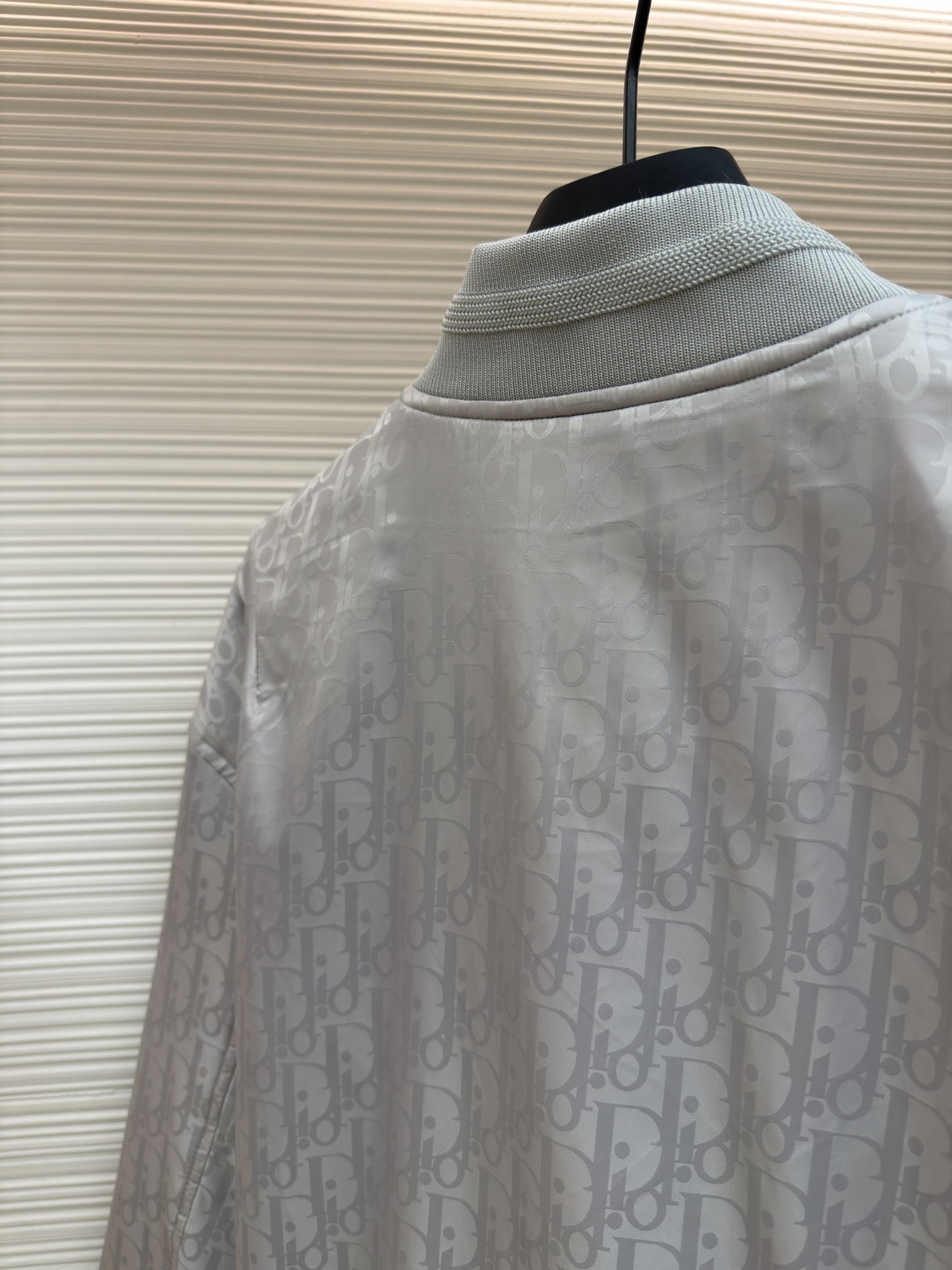 Dior Oblique Silver Bomber Jacket