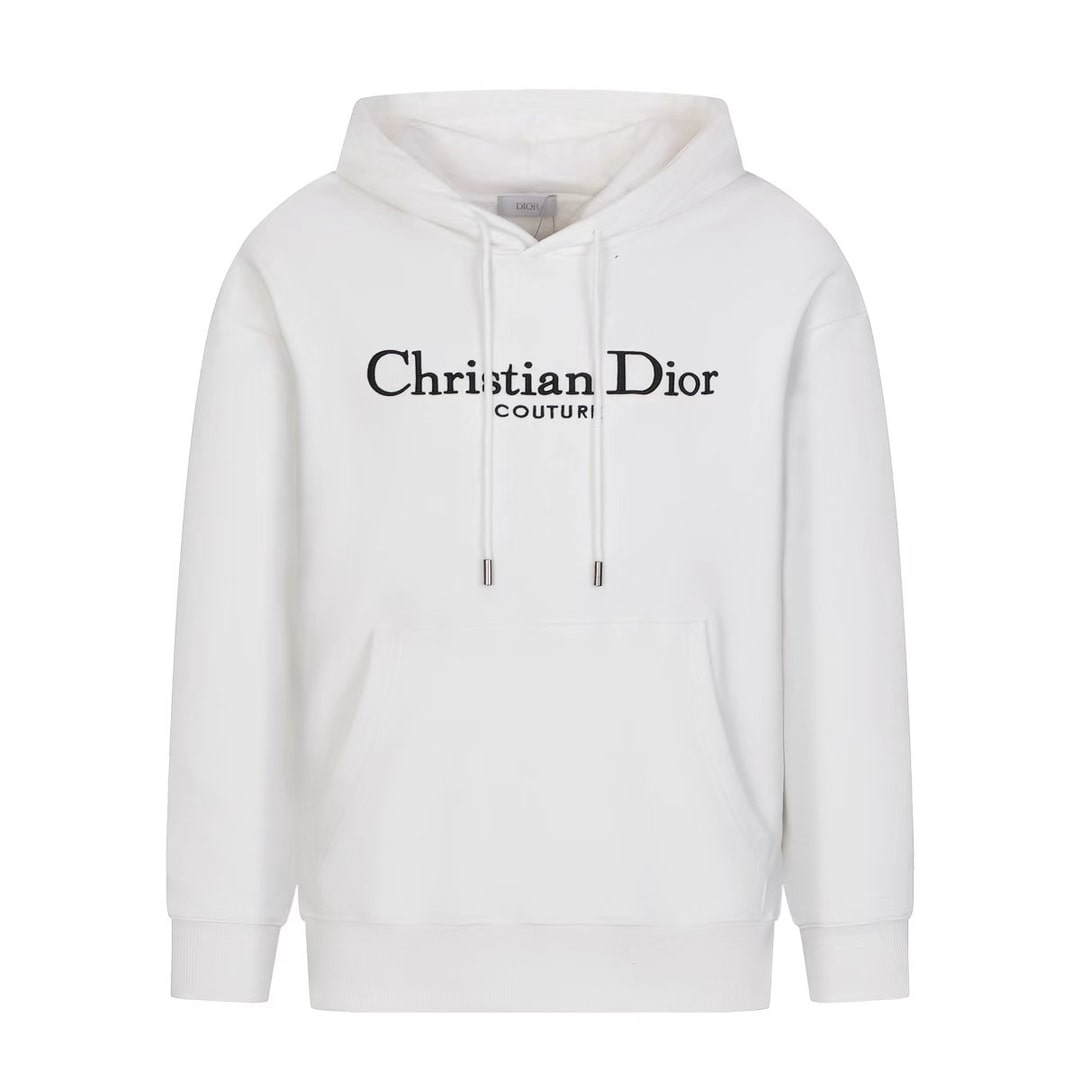 Christian Dior Couture Print White Hoodie