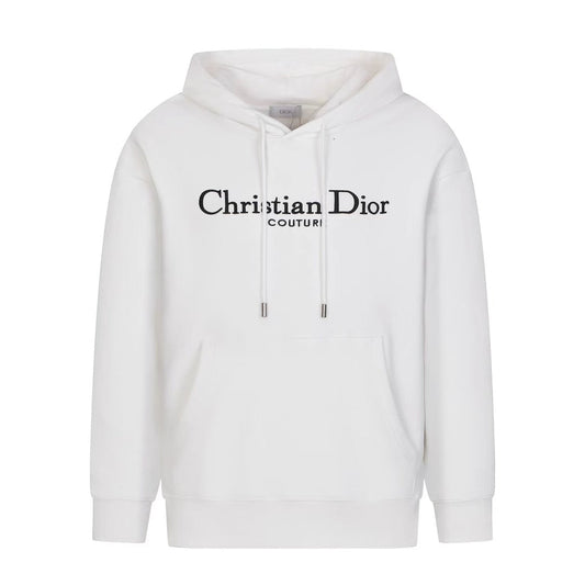 Christian Dior Couture Print White Hoodie