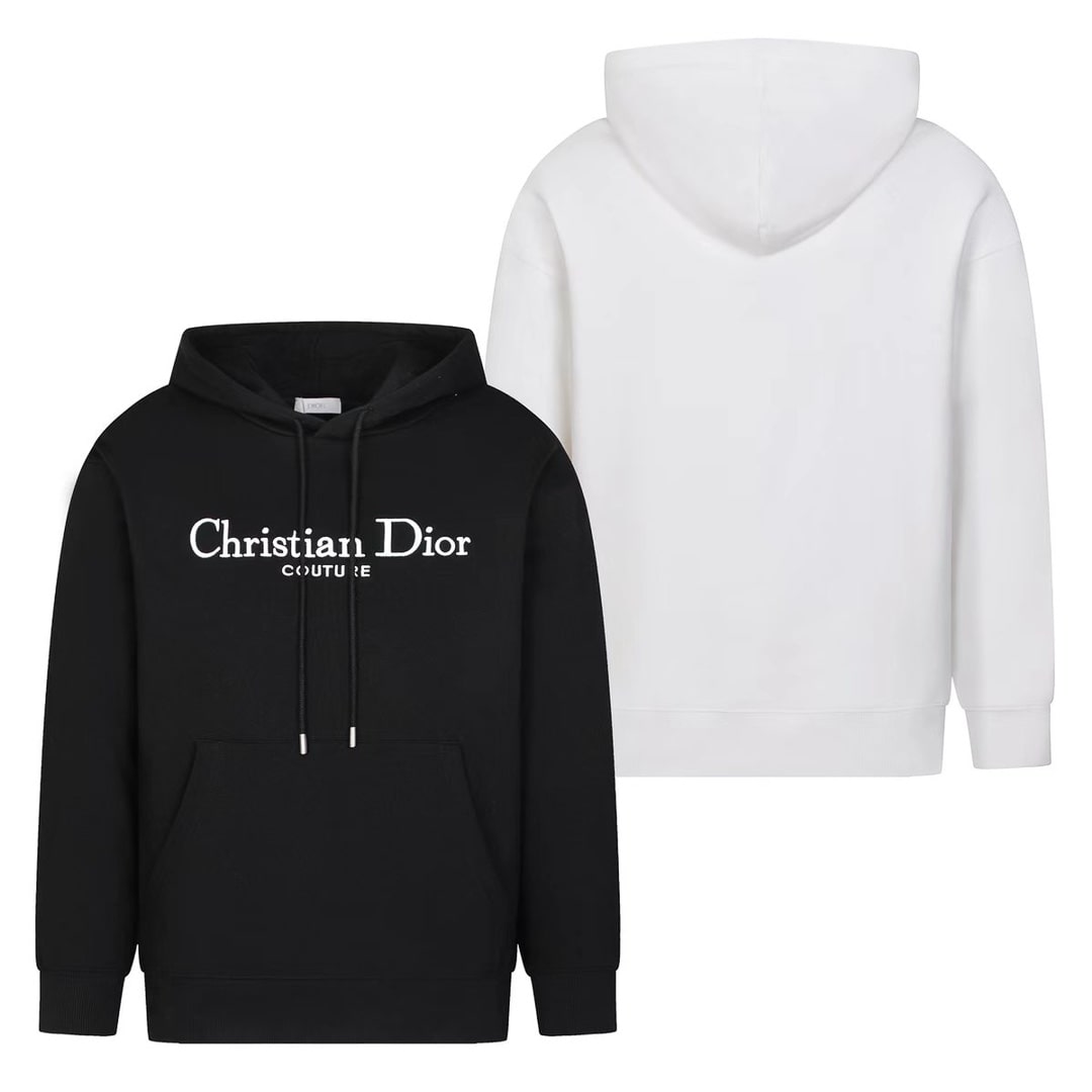 Christian Dior Couture Print White Hoodie