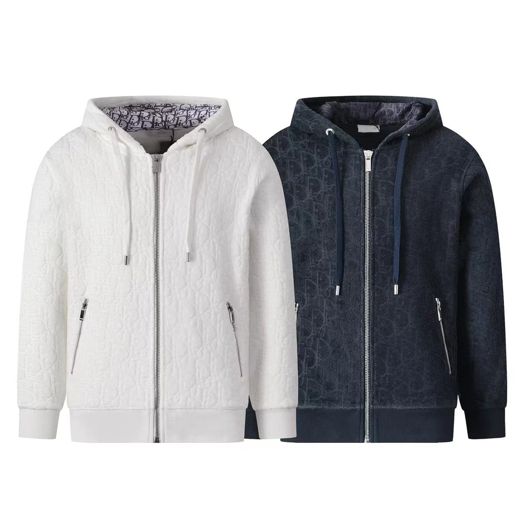 Dior Oblique Jacquard Zip Hoodie