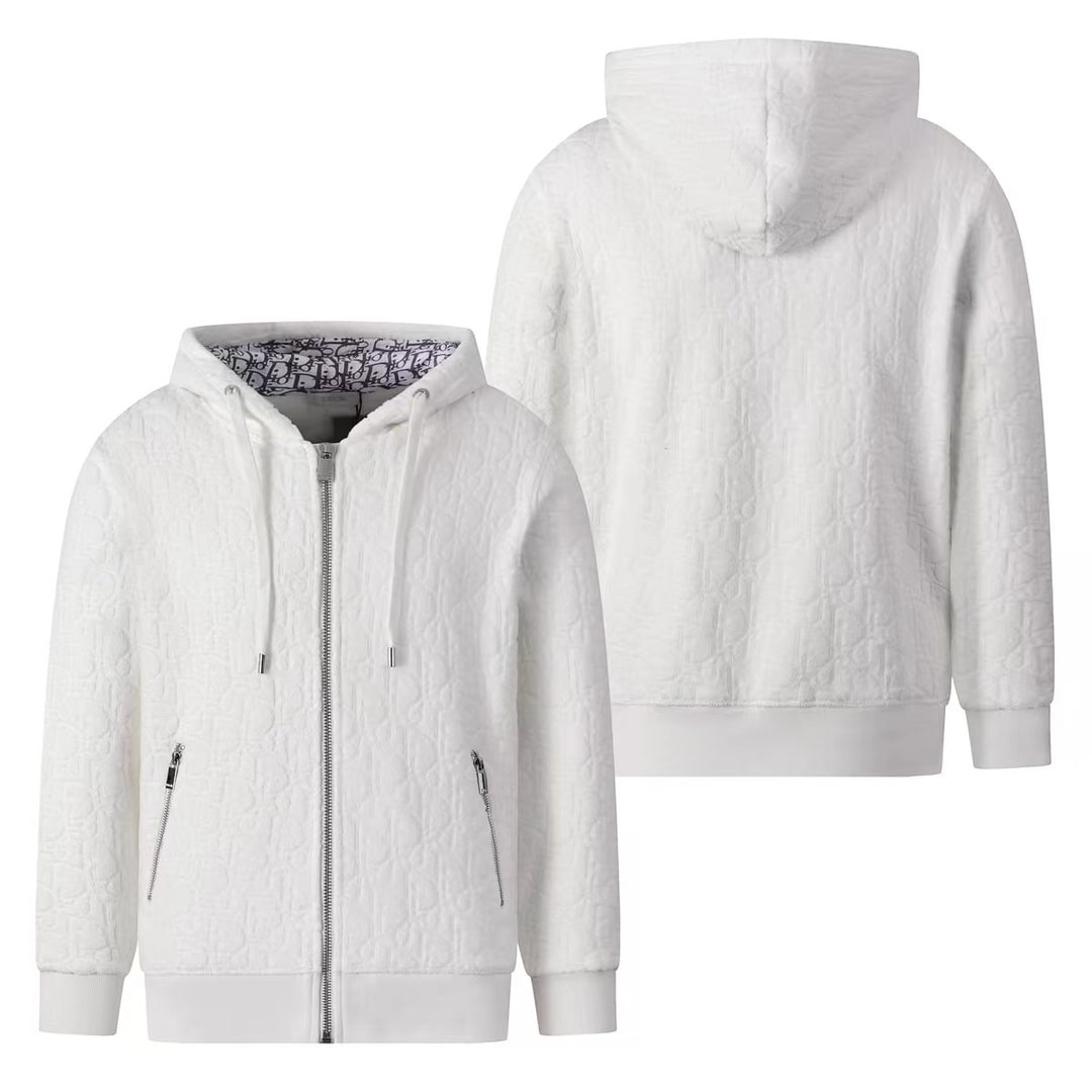 Dior Oblique Jacquard Zip Hoodie