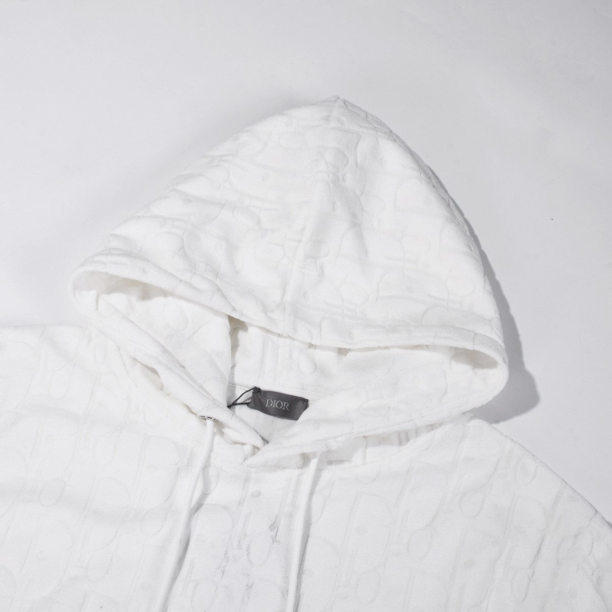 Dior Men's CD Diamond White Hoodie