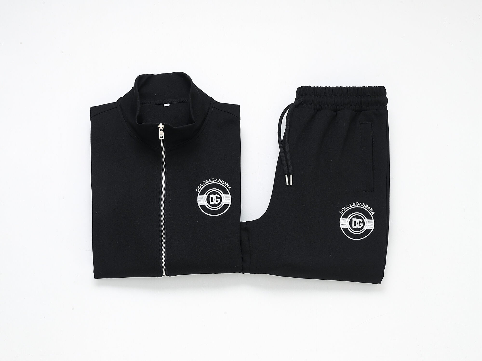 Dolce & Gabbana Circular DG Crest Logo Technical Jersey Tracksuit