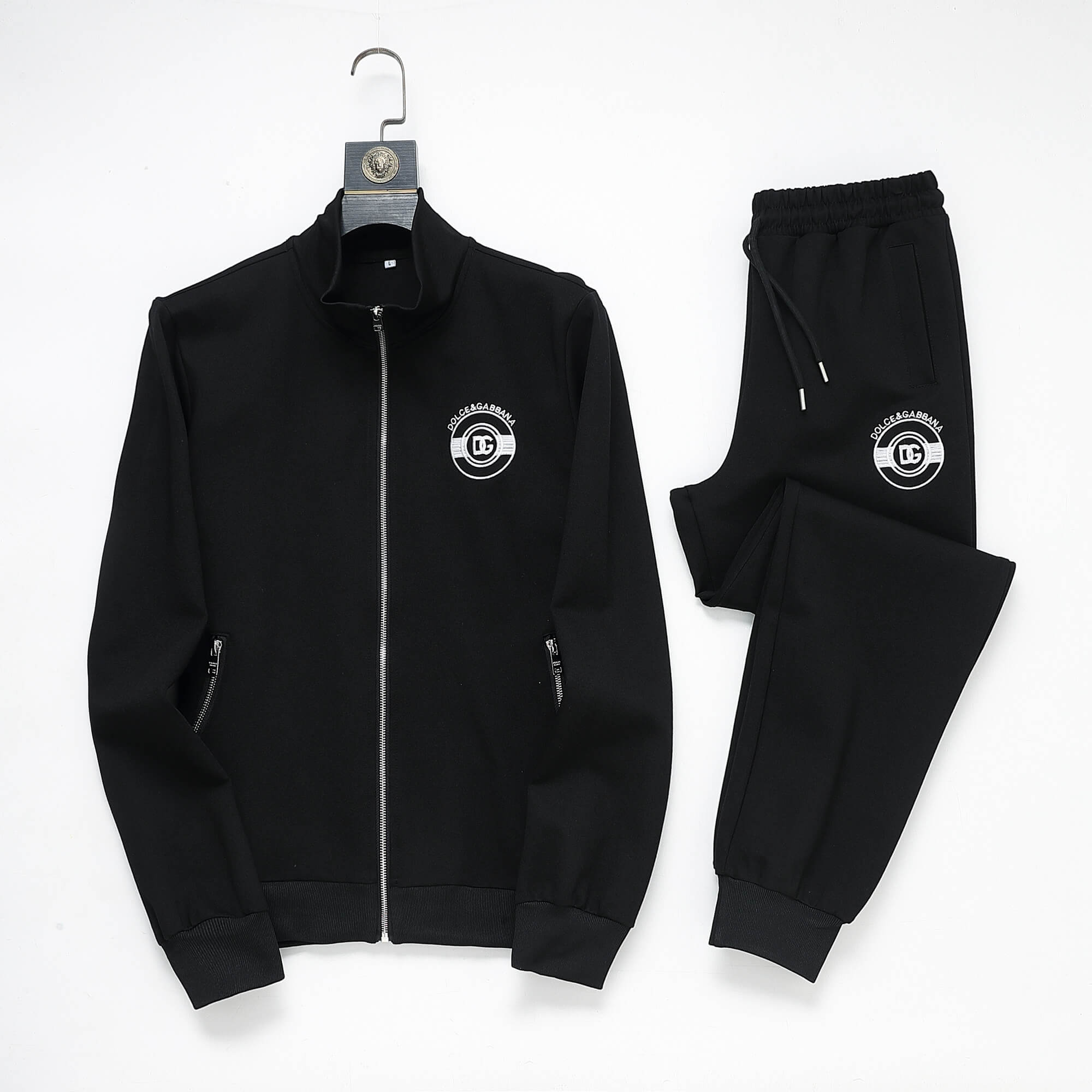 Dolce & Gabbana Circular DG Crest Logo Technical Jersey Tracksuit