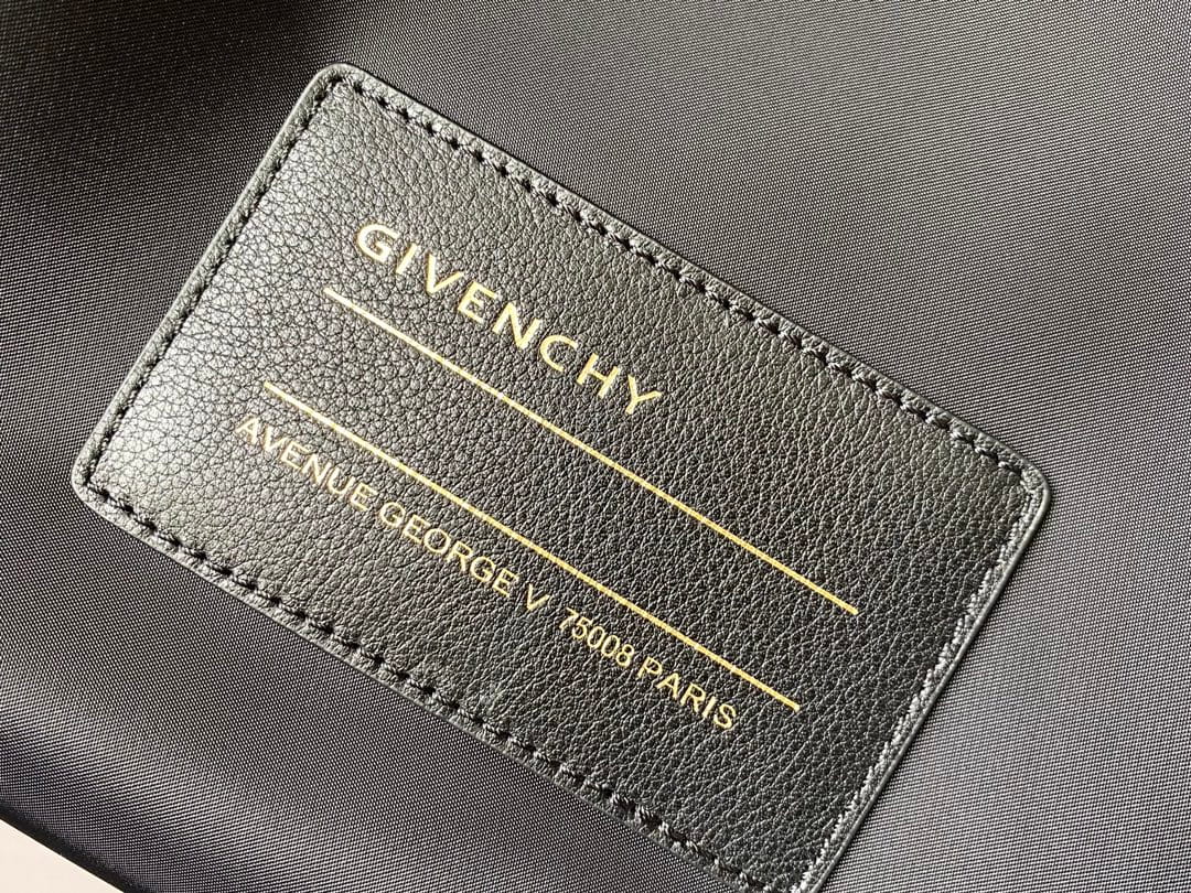Givenchy Essential U Backpack Black Grained Leather with 4G Logo