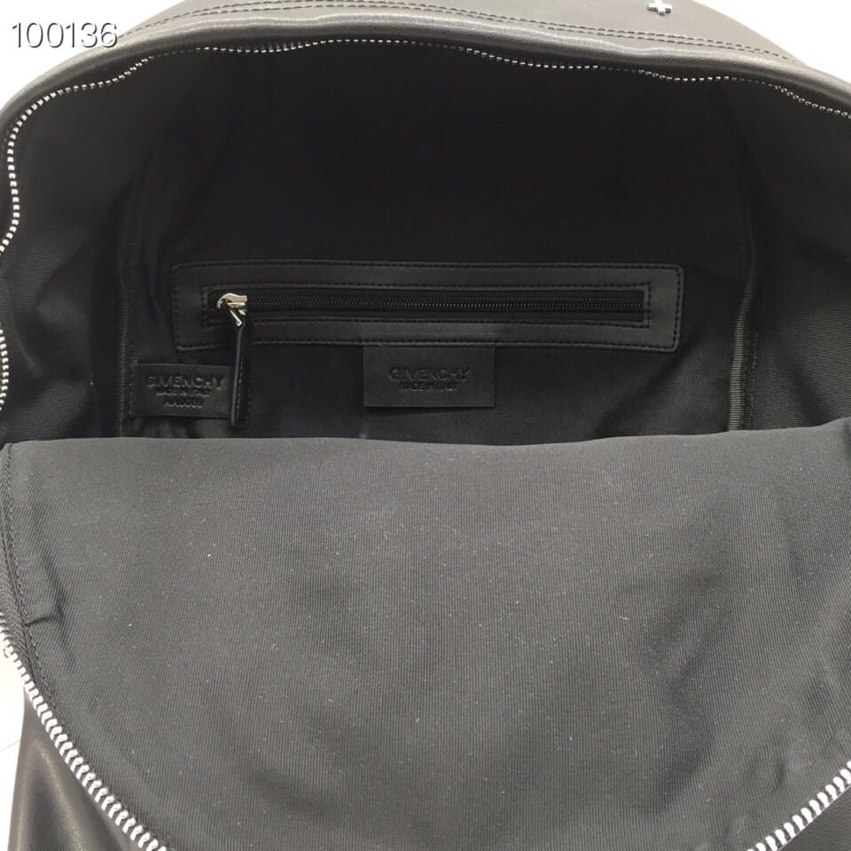 Givenchy Essential U Cross Studded Backpack Black Smooth Leather