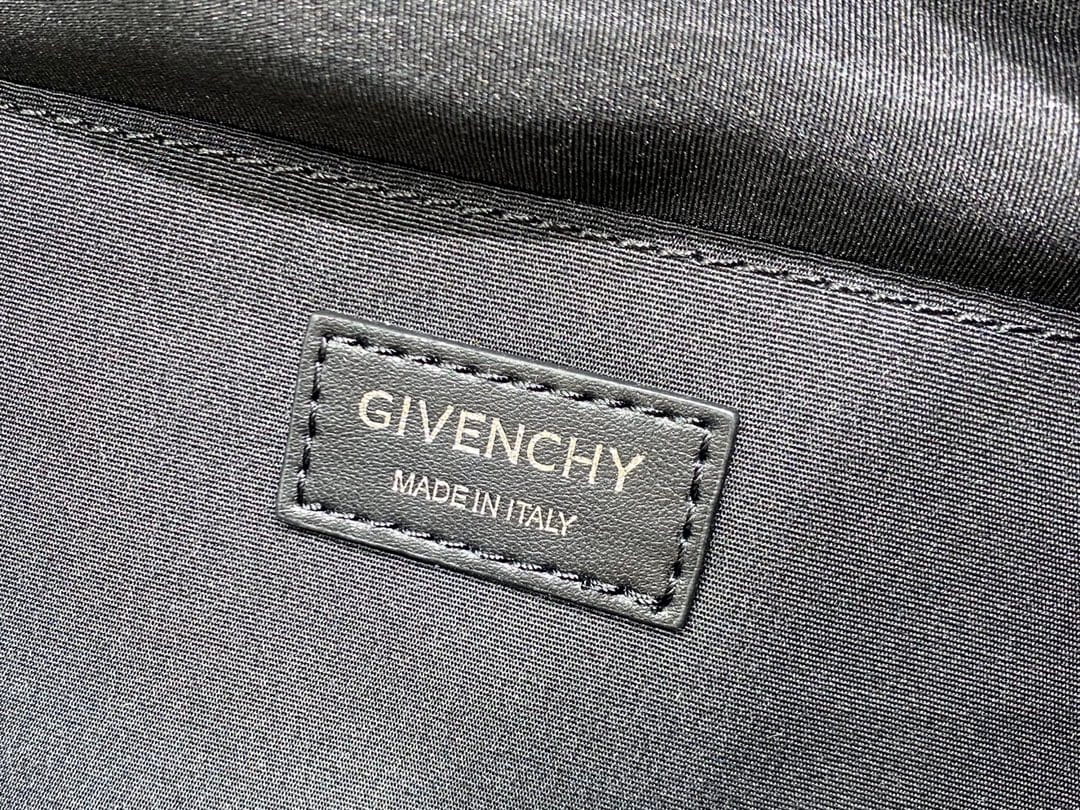 Givenchy Black Logo-Plaque Belt Bag