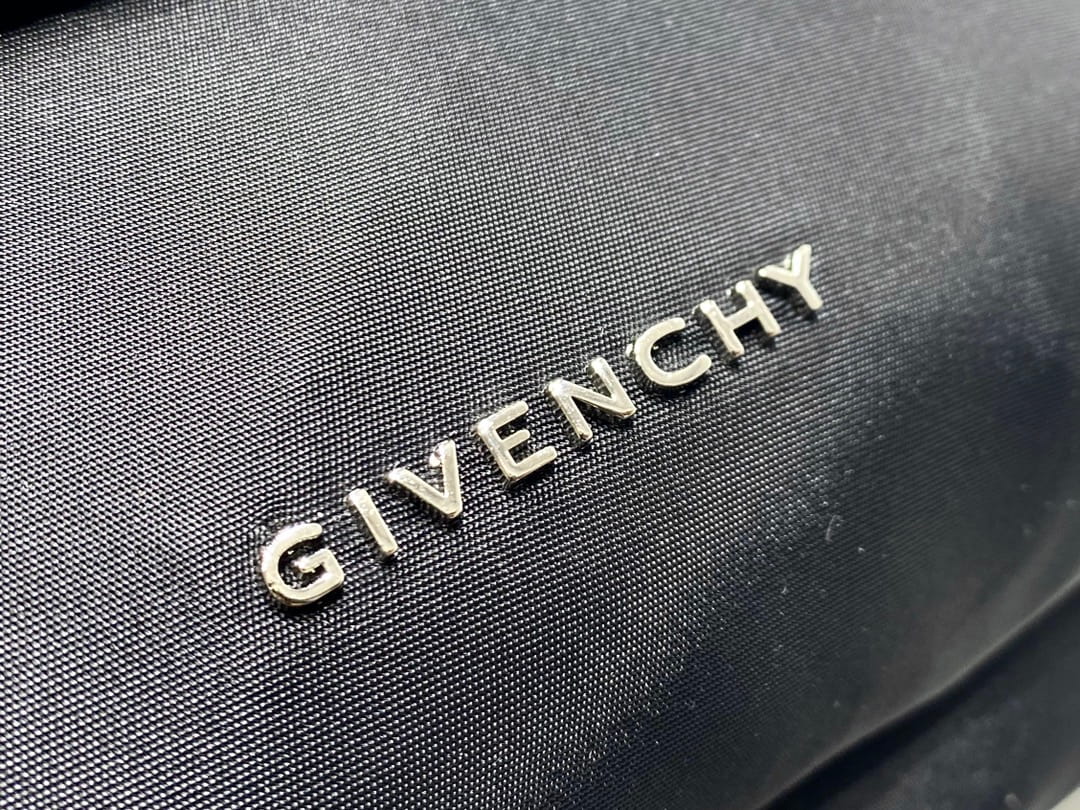 Givenchy Black Logo-Plaque Belt Bag