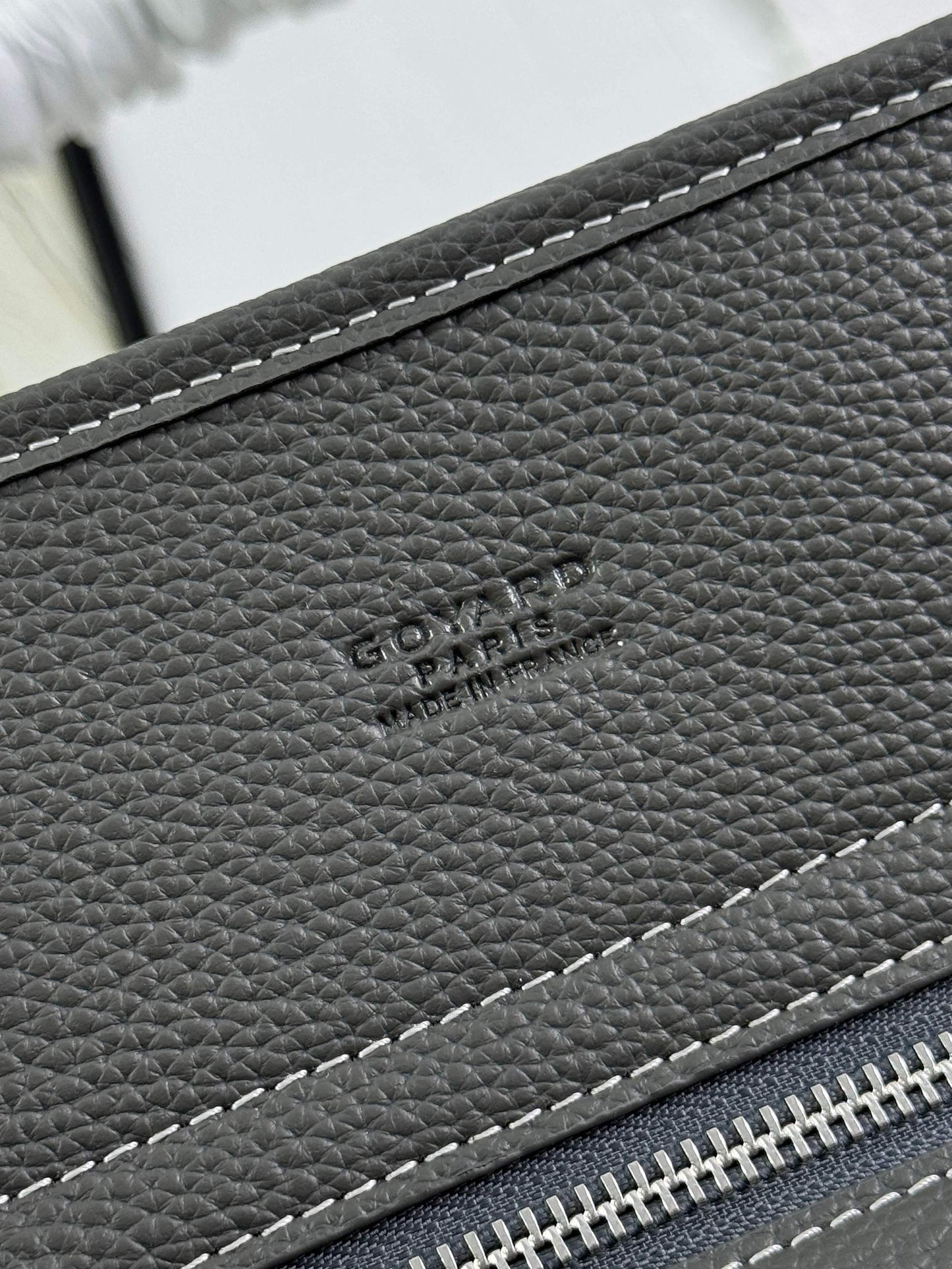 Goyard Hardy PM Bag - Grey Goyardine Coated Canvas Zippered Tote