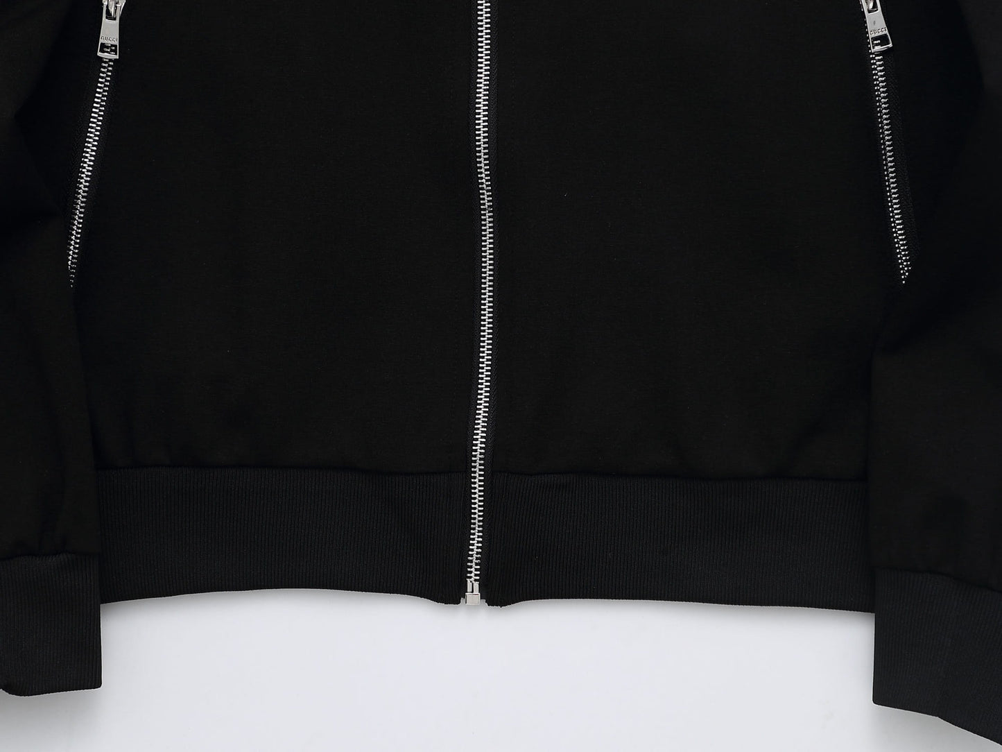 Gucci GG Supreme Color-Block Tracksuit - Black Jersey Zip Jacket & Jogger Set