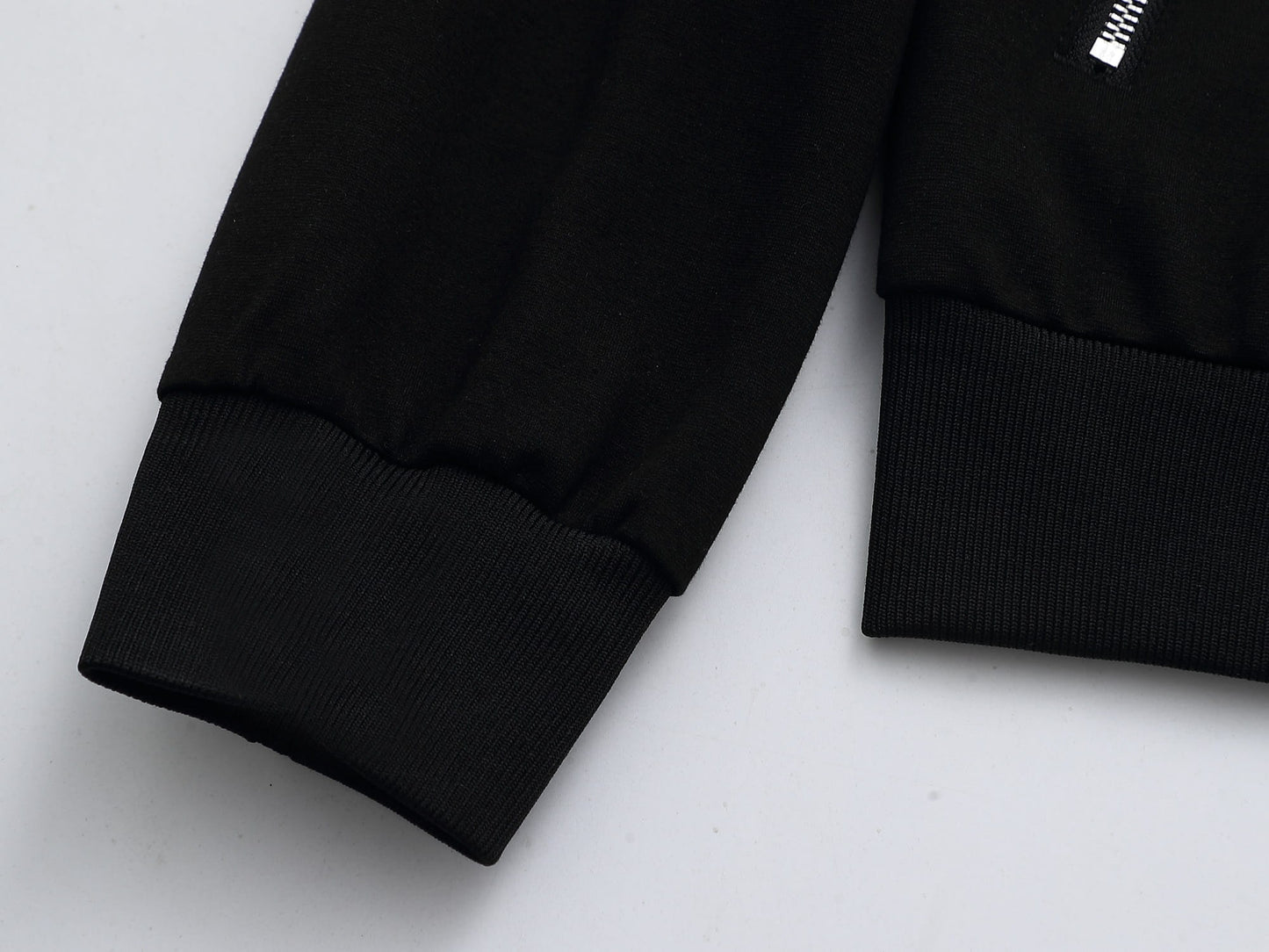 Gucci GG Supreme Color-Block Tracksuit - Black Jersey Zip Jacket & Jogger Set