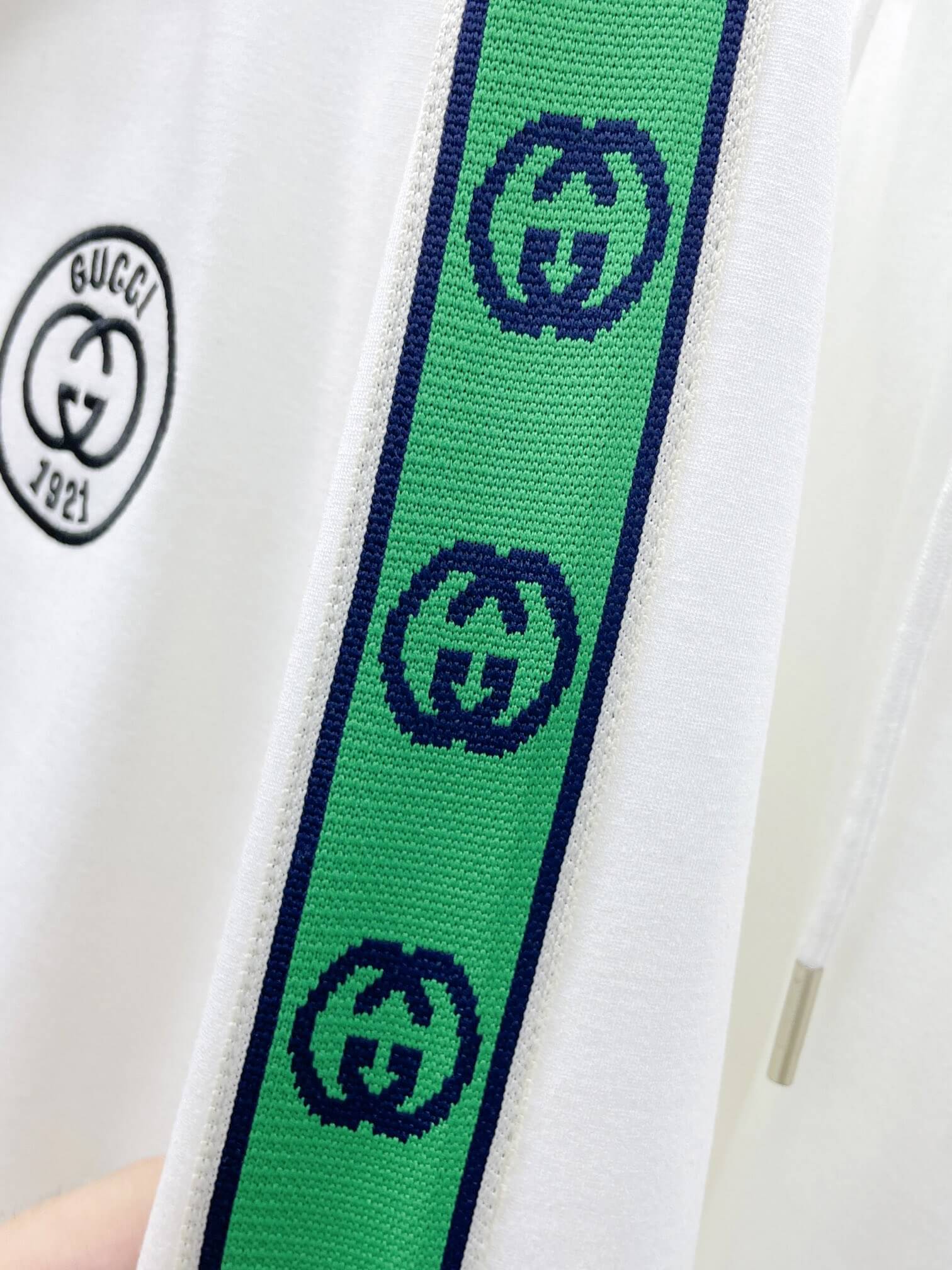Gucci Interlocking G Gucci 1921 Technical Jersey Tracksuit White