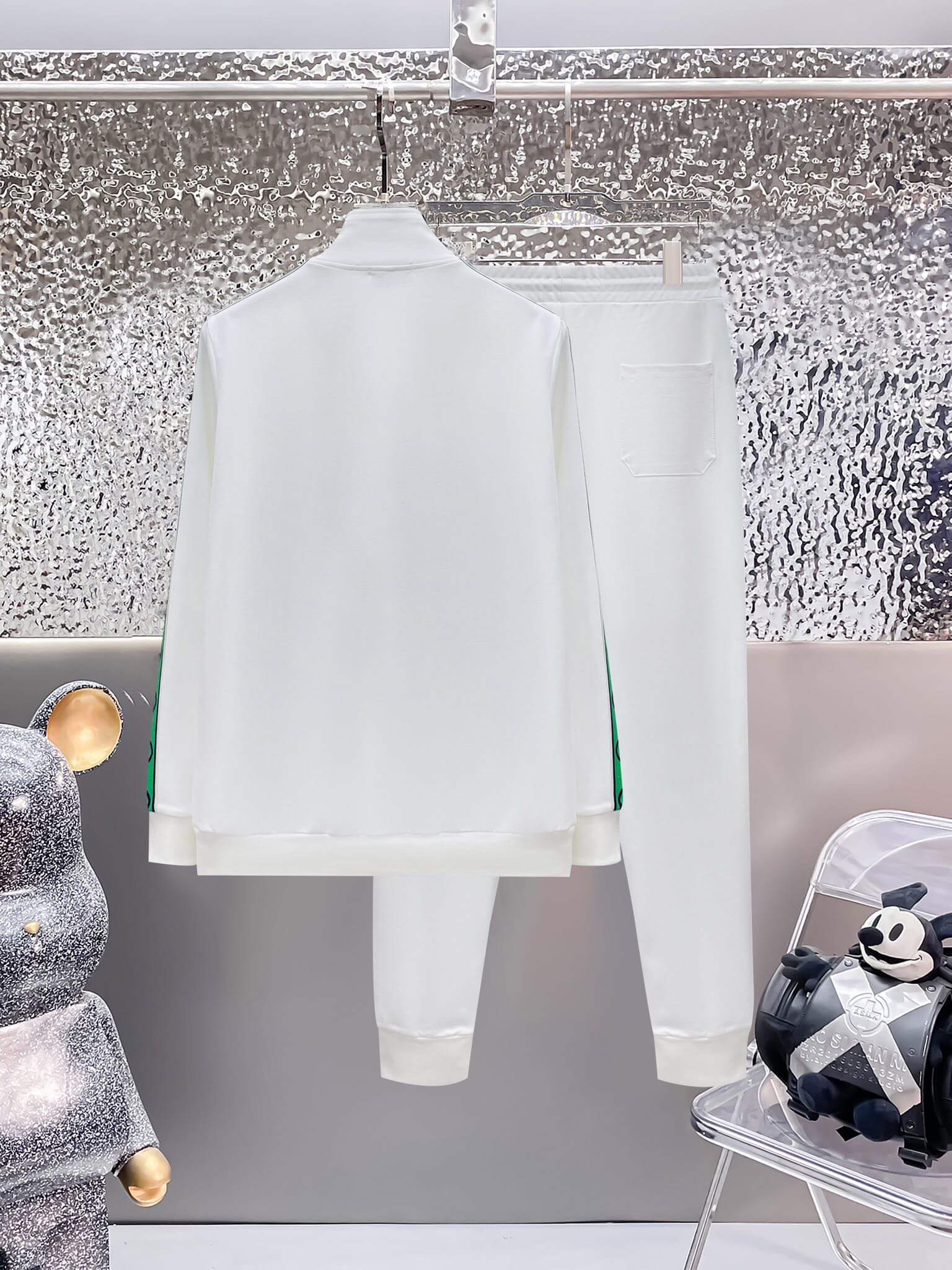 Gucci Interlocking G Gucci 1921 Technical Jersey Tracksuit White
