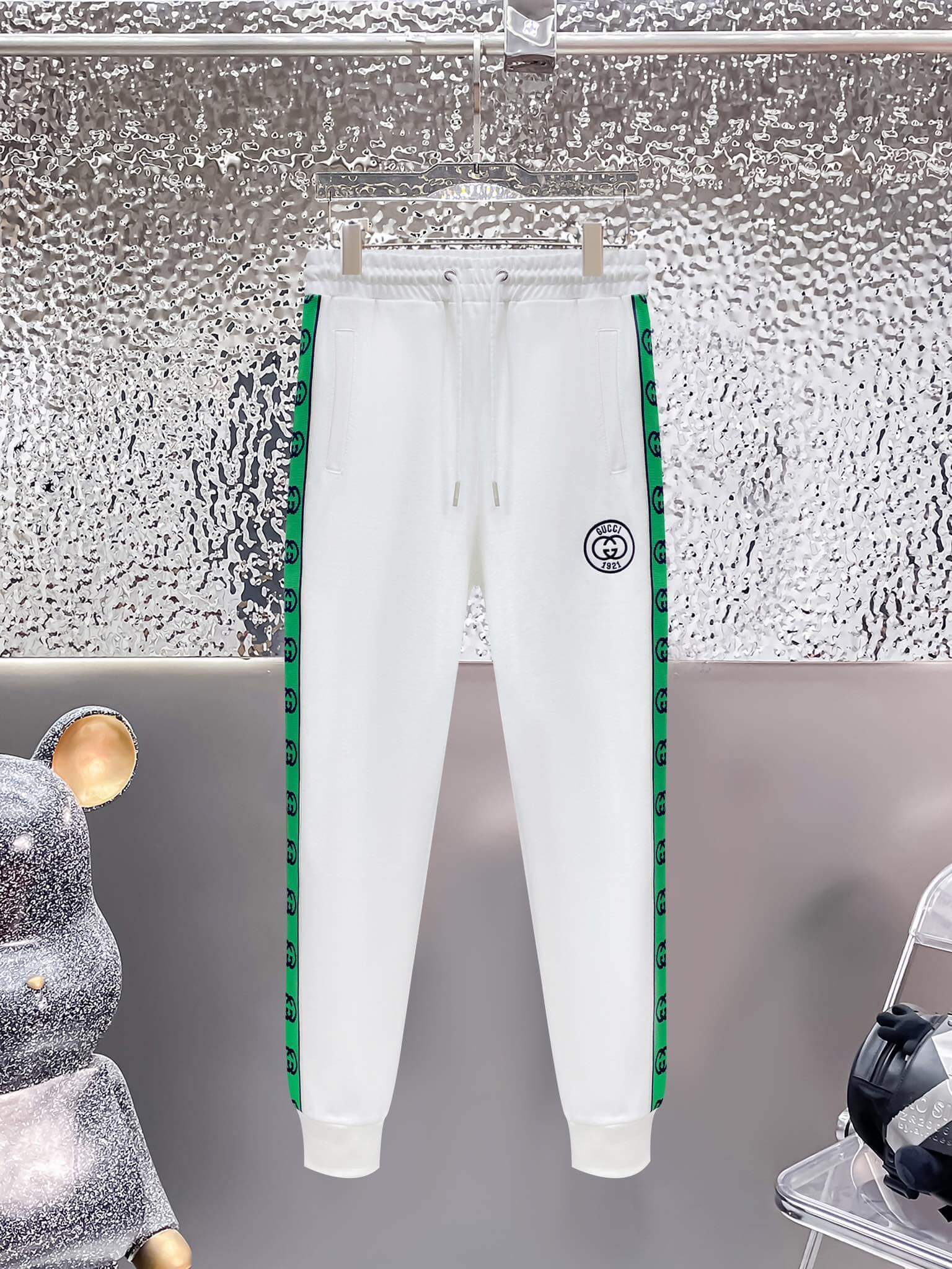 Gucci Interlocking G Gucci 1921 Technical Jersey Tracksuit White