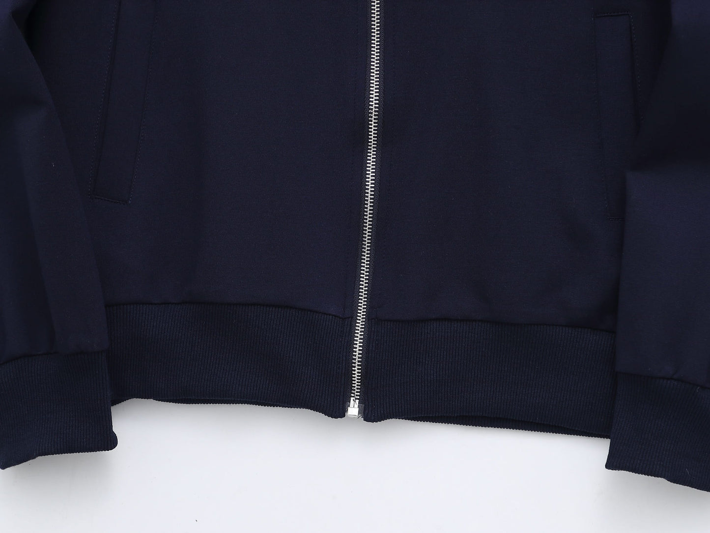 Gucci Web Stripe Tracksuit Set - Navy Blue Technical Knit Zip Jacket & Pants