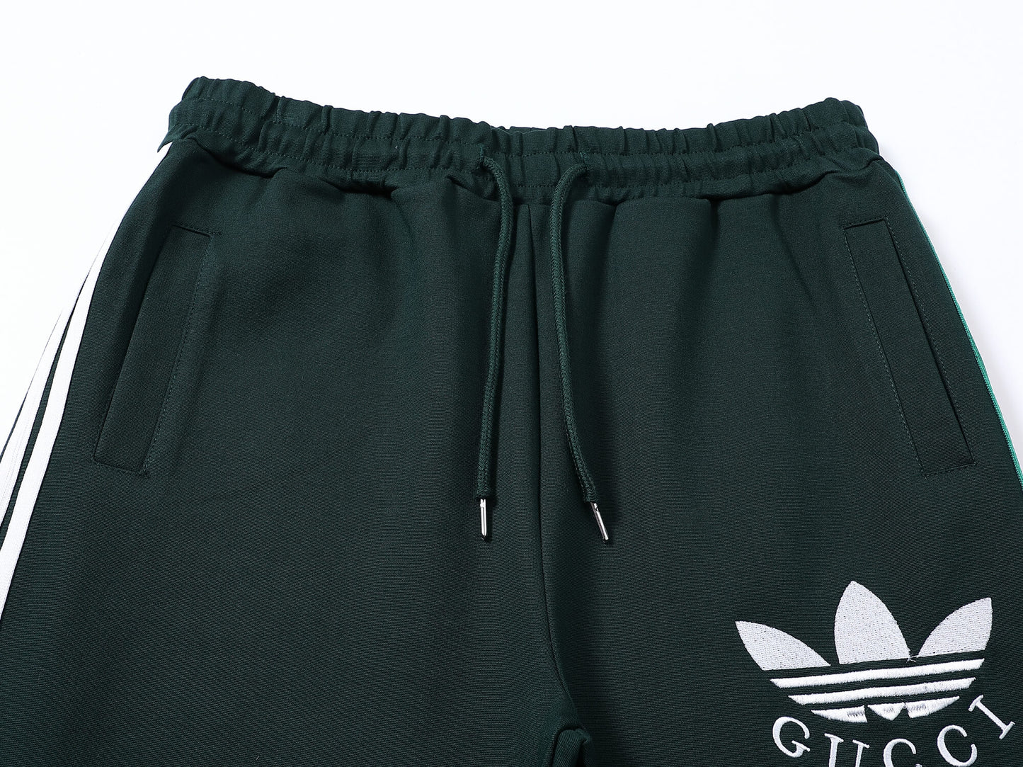 Gucci x adidas Trefoil Logo Tracksuit Set Green Technical Jersey