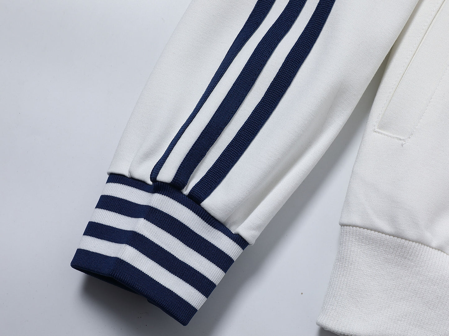 Gucci x adidas Trefoil Logo Web Stripe Tracksuit White Technical Jersey